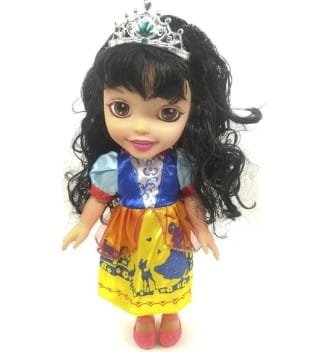 BONECA PRINCESAS 34CM DE ALTURA INTEIRA DE SILICONE