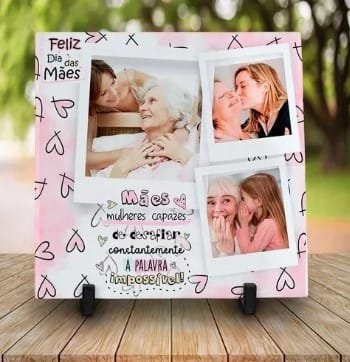 AZULEJO 15X15 CM PERSONALIZADO BRANCO BRILHO 6MM