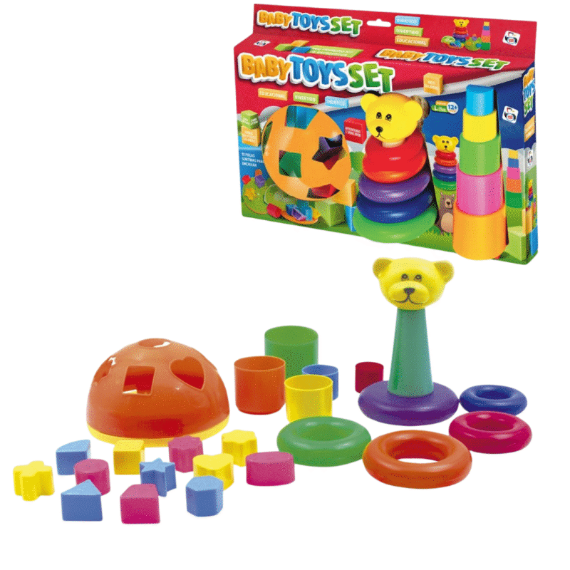 KIT ENCAIXE E BRINQUE BABY TOYS 580R