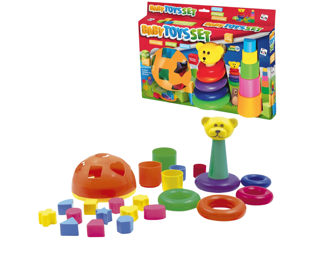KIT ENCAIXE E BRINQUE BABY TOYS 580R