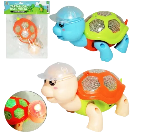 BRINQUEDO TARTARUGA C/ SOM E LUZ
