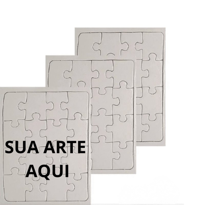 Quebra Cabeca A5 -16 pecas personalizados